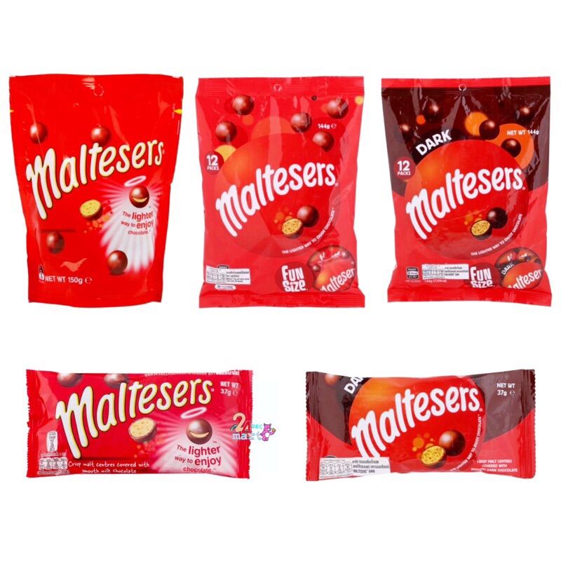 มอลทีเซอร์ Maltesers Chocolate ช็อกโกแลตสอดไส้รสมอลต์ 37 150 กรัม ...