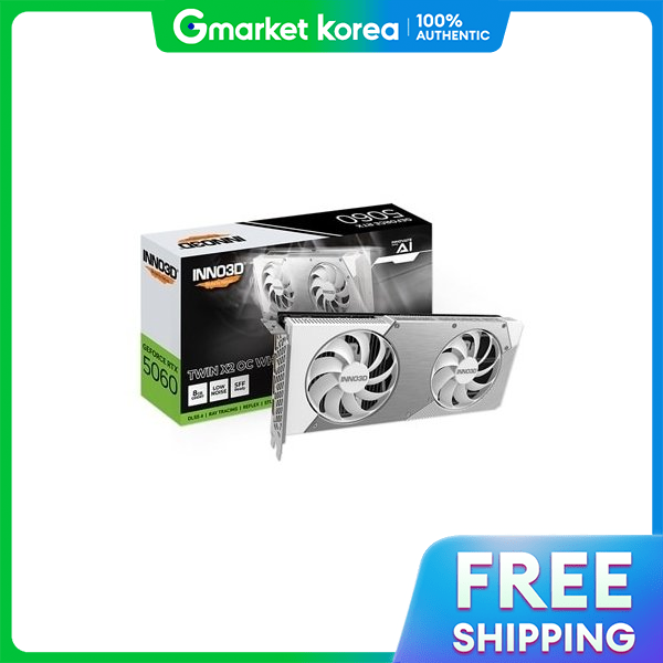 Inno3d | Inno3D Geforce Rtx 5060 Oc D7 8Gb Twin X2 White ราคา 15,685 บาท*ส่งฟรี