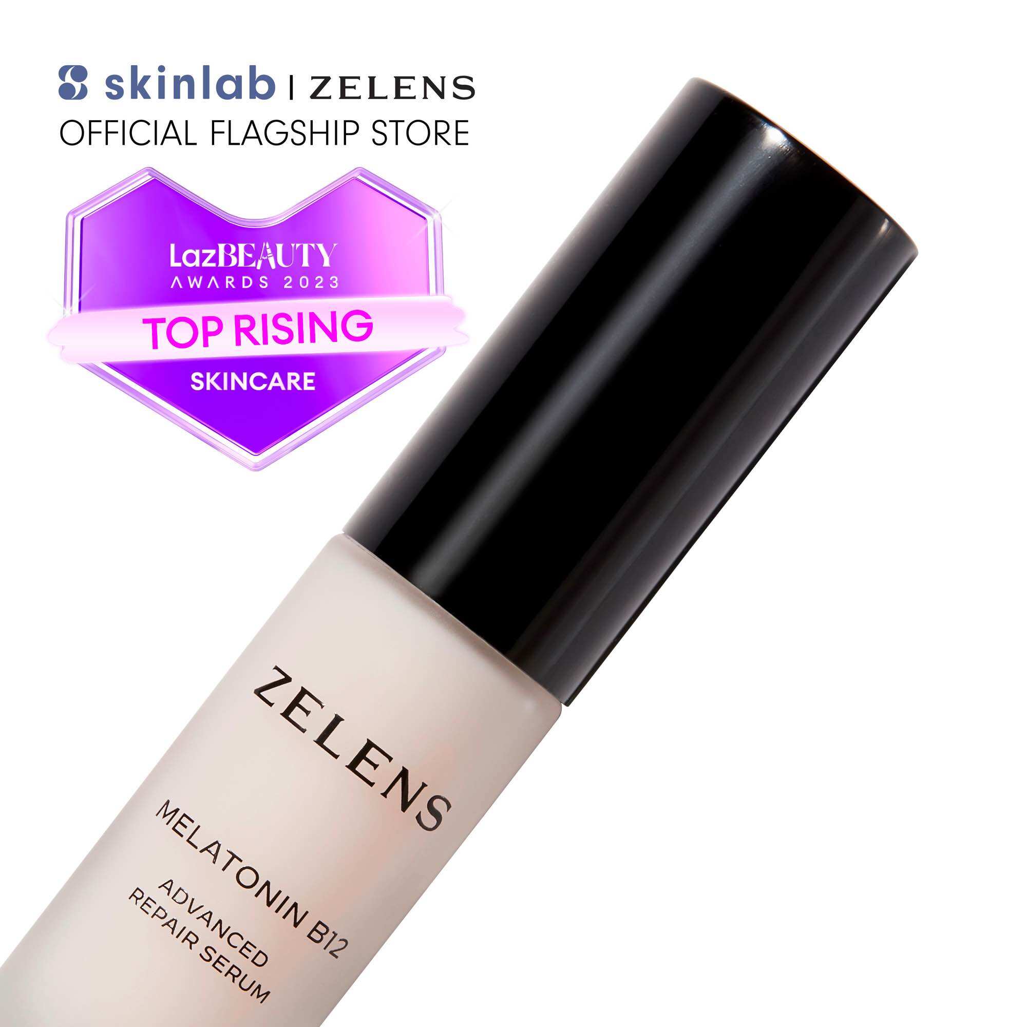 Zelens Melatonin B12 Advanced Repair Serum Travel 10 ml. [เซรั่มซ่อมแซมผิว, ต่อต้านริ้วรอย, ลดความเครียดผิว] ราคา 2,290 บาท*ส่งฟรี