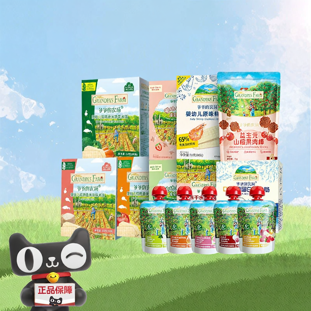 Grandpa's Farm | Baby Teethers Snack Biscuits Puff ราคา 2,383 บาท*ส่งฟรี