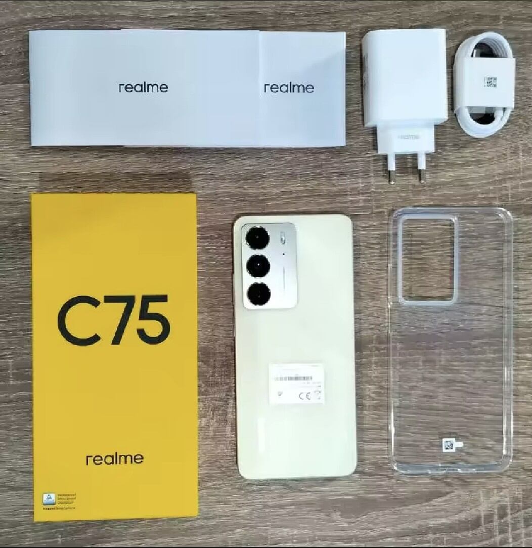 Realme c75 8/256 https://lin.ee/B1K7qjg ราคา 6,990 บาท*ส่งฟรี