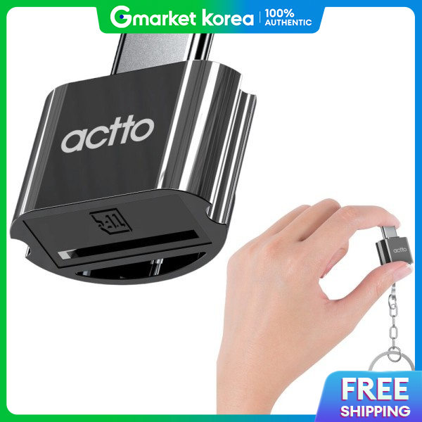 Actto | Ultra-Compact Mini Usb-C Type Micro Sd/Tf Card 2Tb Support Otg Card Reader ราคา 292 บาท*ส่งฟรี