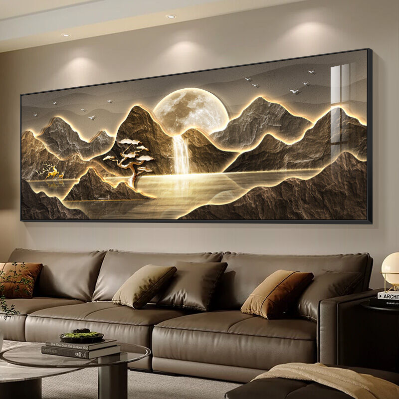 [XIANGTUYIN | Luxury Water Flow Wealth-Bringing Large Wall Art for Living Room, Tea Room, and Office,XIANGTUYIN | Luxury Water Flow Wealth-Bringing Large Wall Art for Living Room, Tea Room, and Office,] ราคา 2,969 บาท*ส่งฟรี