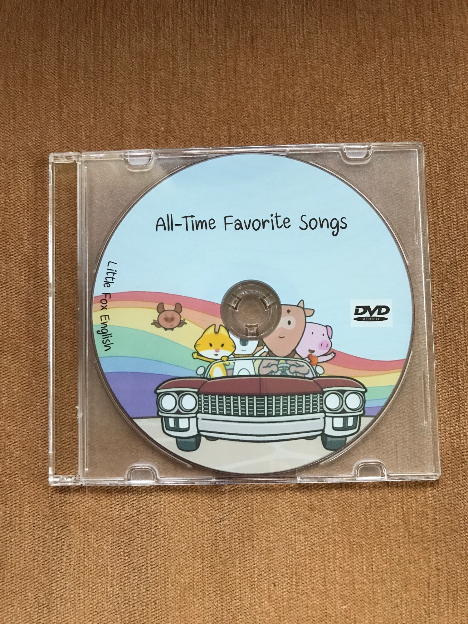 ดีวีดีเพลงสำหรับเด็กภาษาอังกฤษ ค่ายลิตเติ้ลฟอกซ์ Nursery Rhymes ยอดนิยม มีภาพและเสียง