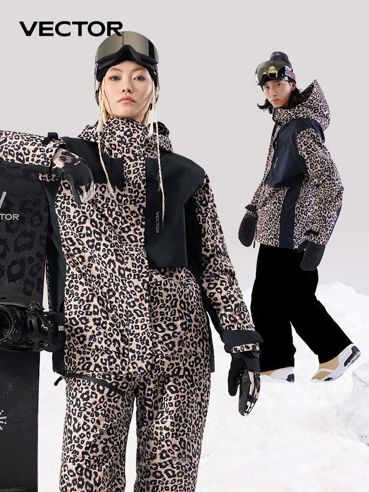 VECTOR | Waterproof Thermal Breathable Full Seam Tape P-Cotton Ski Suit ราคา 8,686 บาท*ส่งฟรี