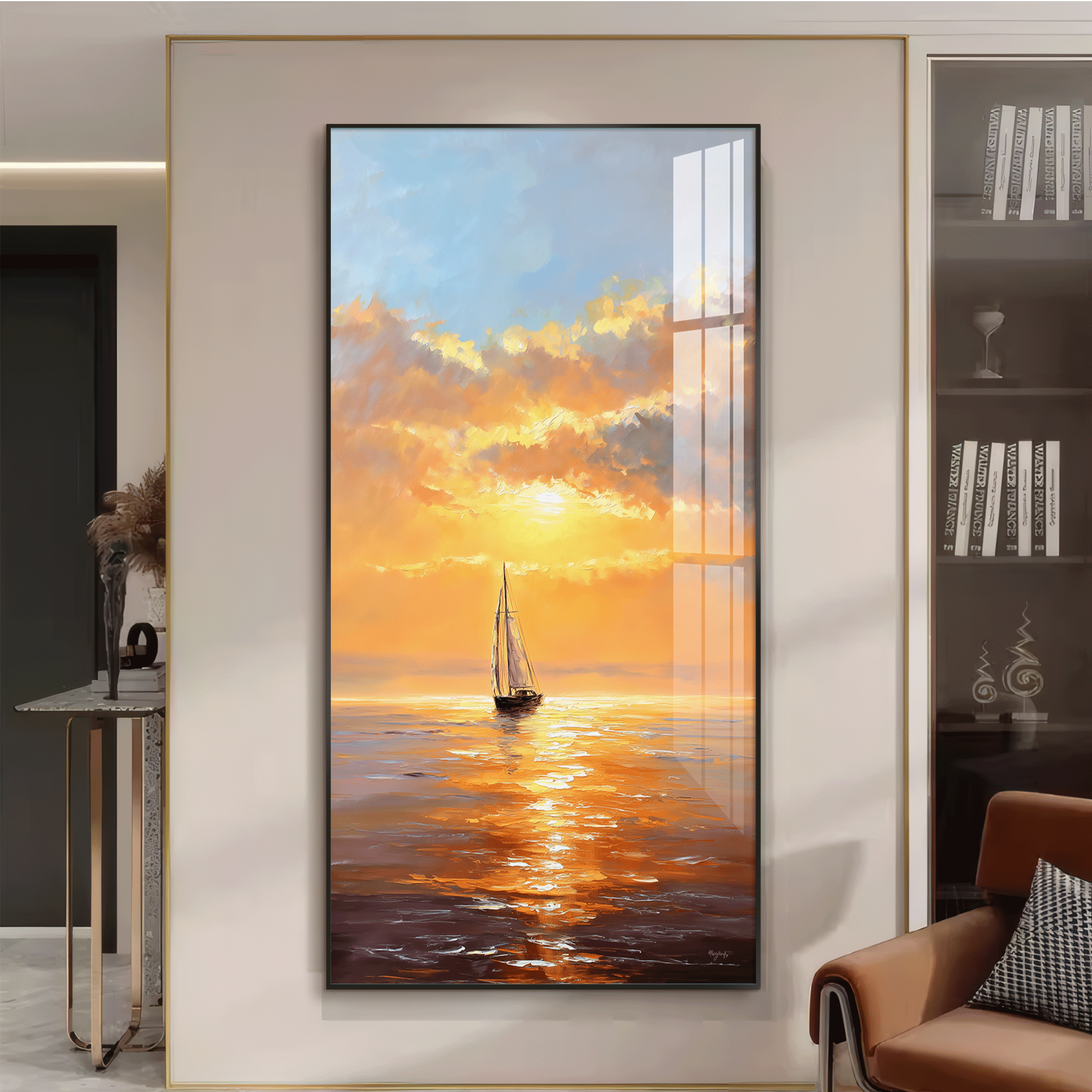 YIBIYIHUA | Modern Simple Entryway Wall Art 'Smooth Sailing' ราคา 4,319 บาท*ส่งฟรี