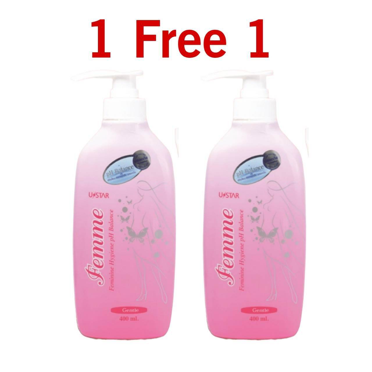 Ustar Femme Feminine Hygiene pH Balance Gentle 200 ml. สบู่อนามัย ยู