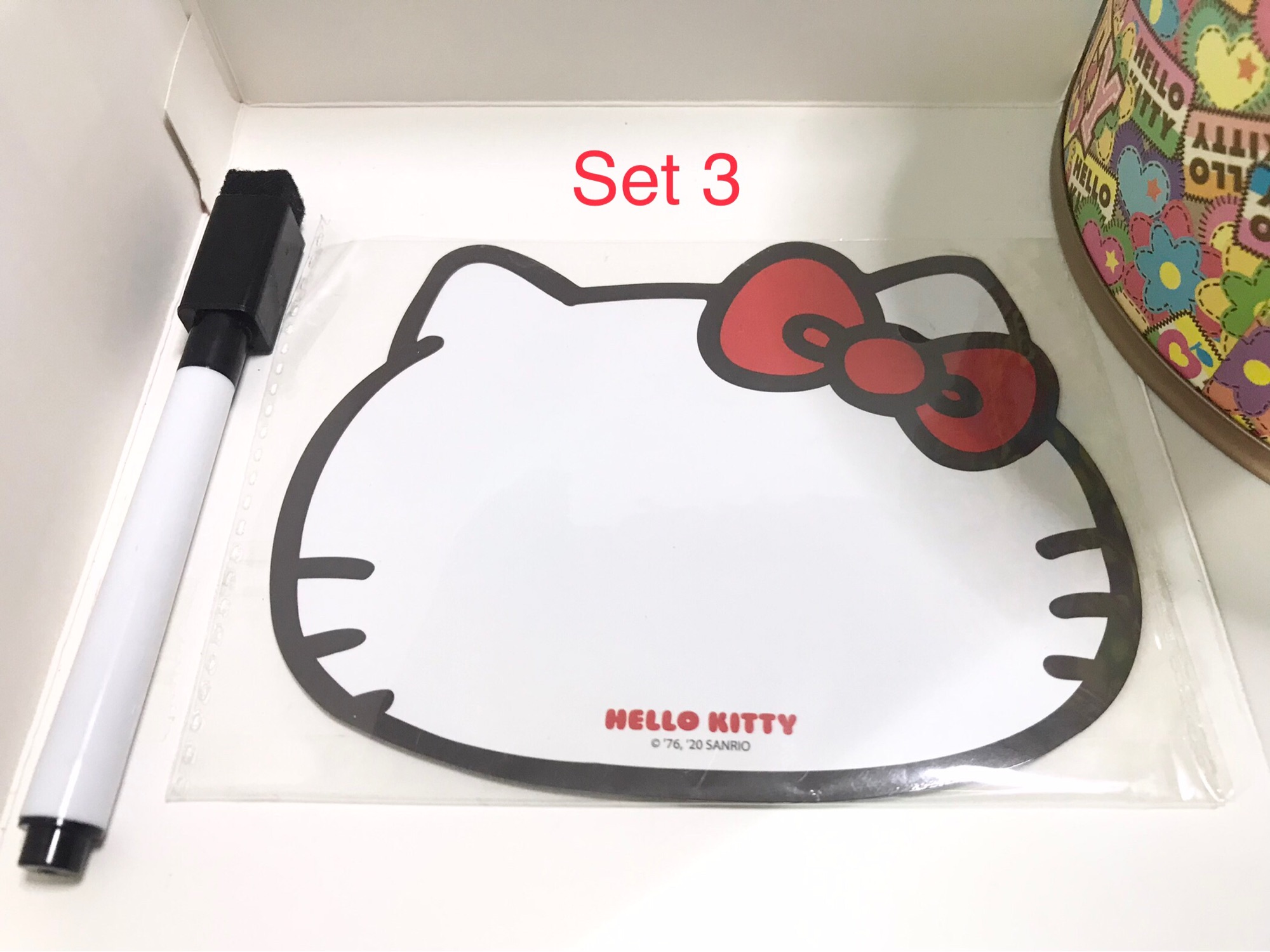 กระดานไวท์บอร์ดการ์ตูน ปากกาลบได้ ที่ติดตู้เย็น whiteboard magnet เฮลโล คิตตี้ Hello Kitty สินค้าพรีเมี่ยม