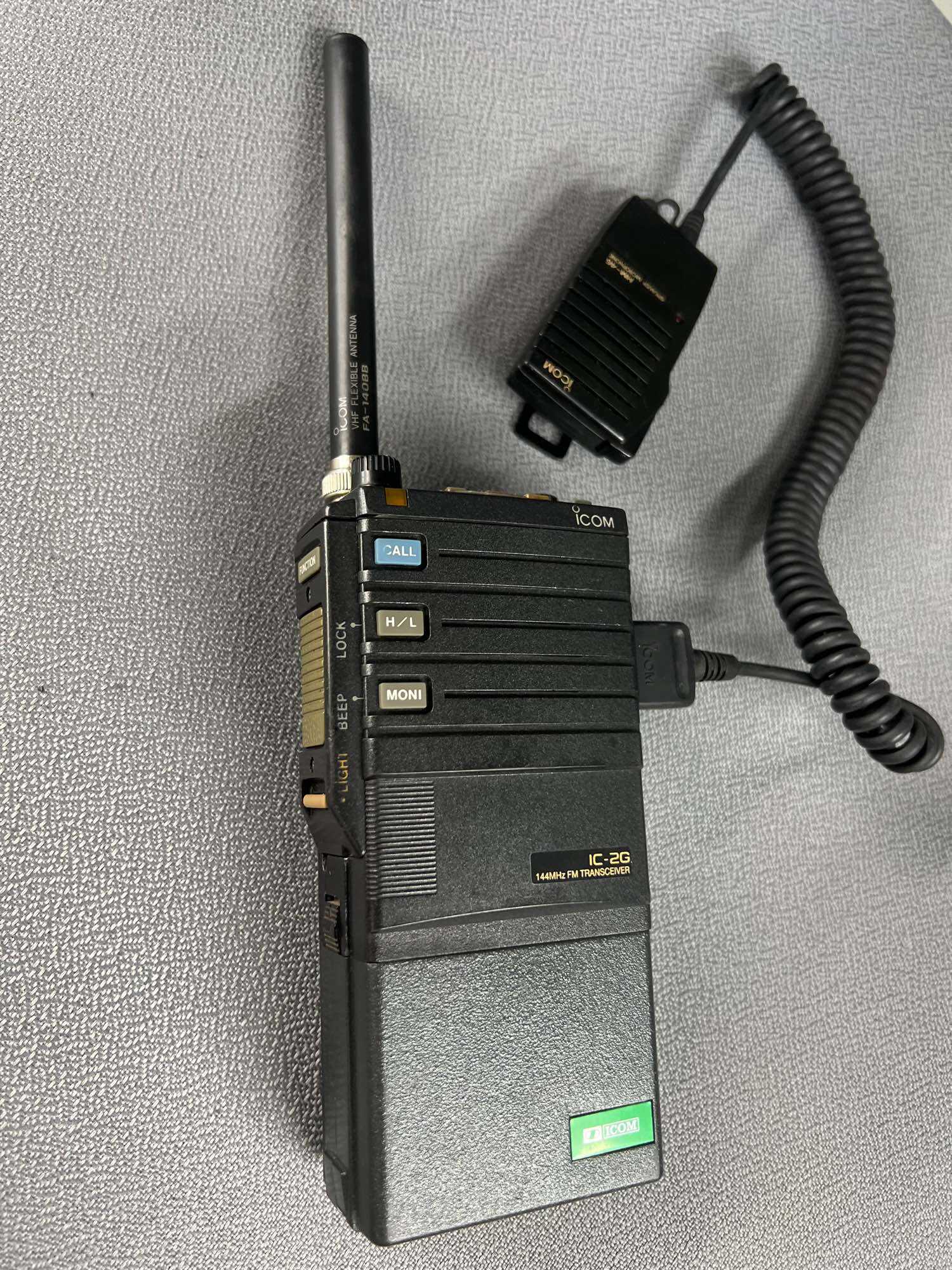 Icom ic-2G วิทยุสื่อสารเก่าญี่ปุ่นยุค90 มือ2นำเข้าจากญี่ปุ่น ของสะสม ...