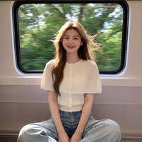 CHOEFULYN | เสื้อยืดแขนสั้นทรงฟิท สไตล์ฝรั่งเศส หรูหรา