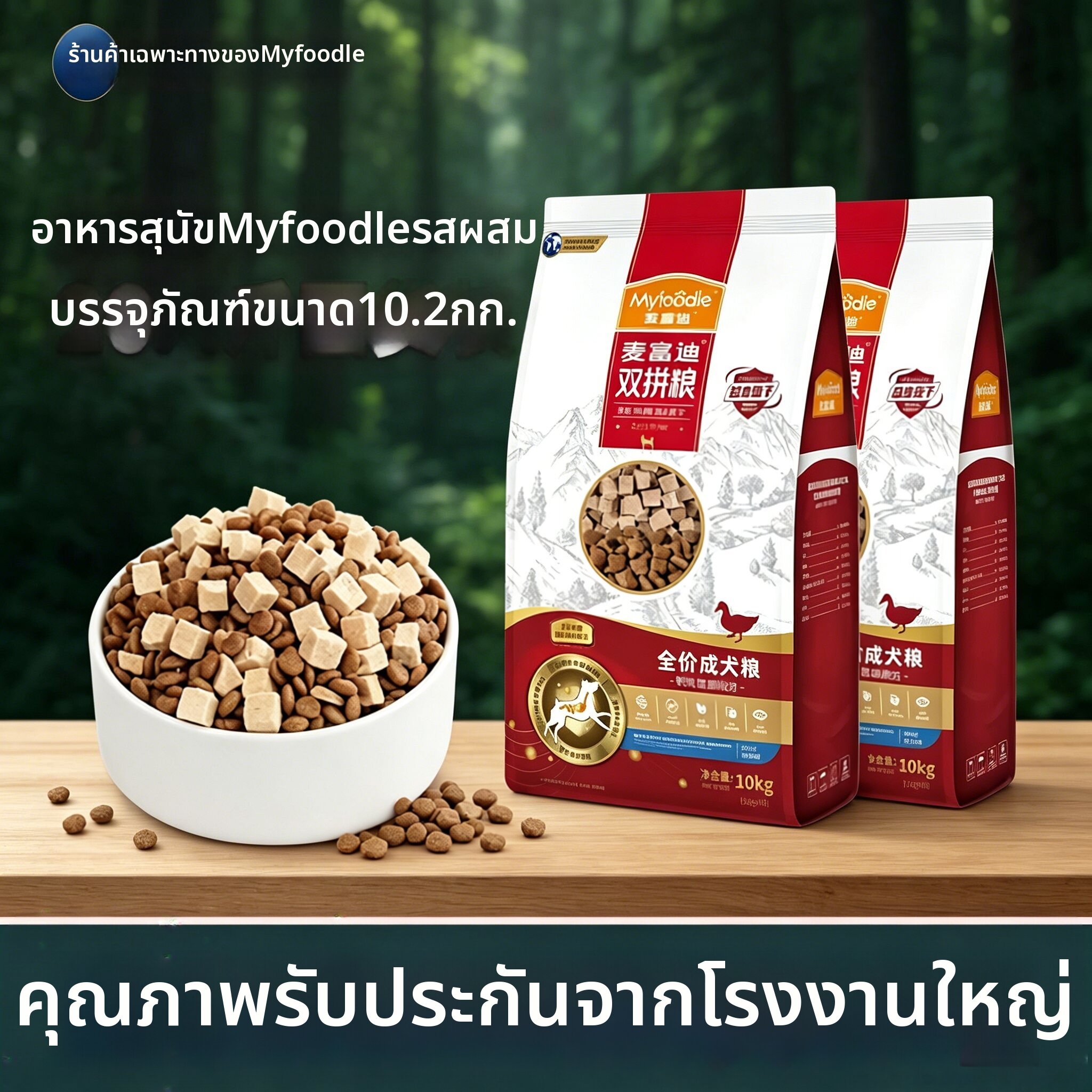 MYFOODIE | Duck and Pear Freeze-Dried Mixed Dog Food ราคา 3,860 บาท*ส่งฟรี
