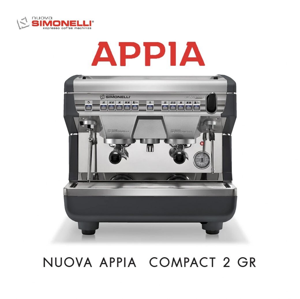 Nuova Simonelli Appia II เครื่องชงกาแฟ NUOVA SIMONELLI รุ่น APPIA ll 2GR ราคา 109,000 บาท*ส่งฟรี