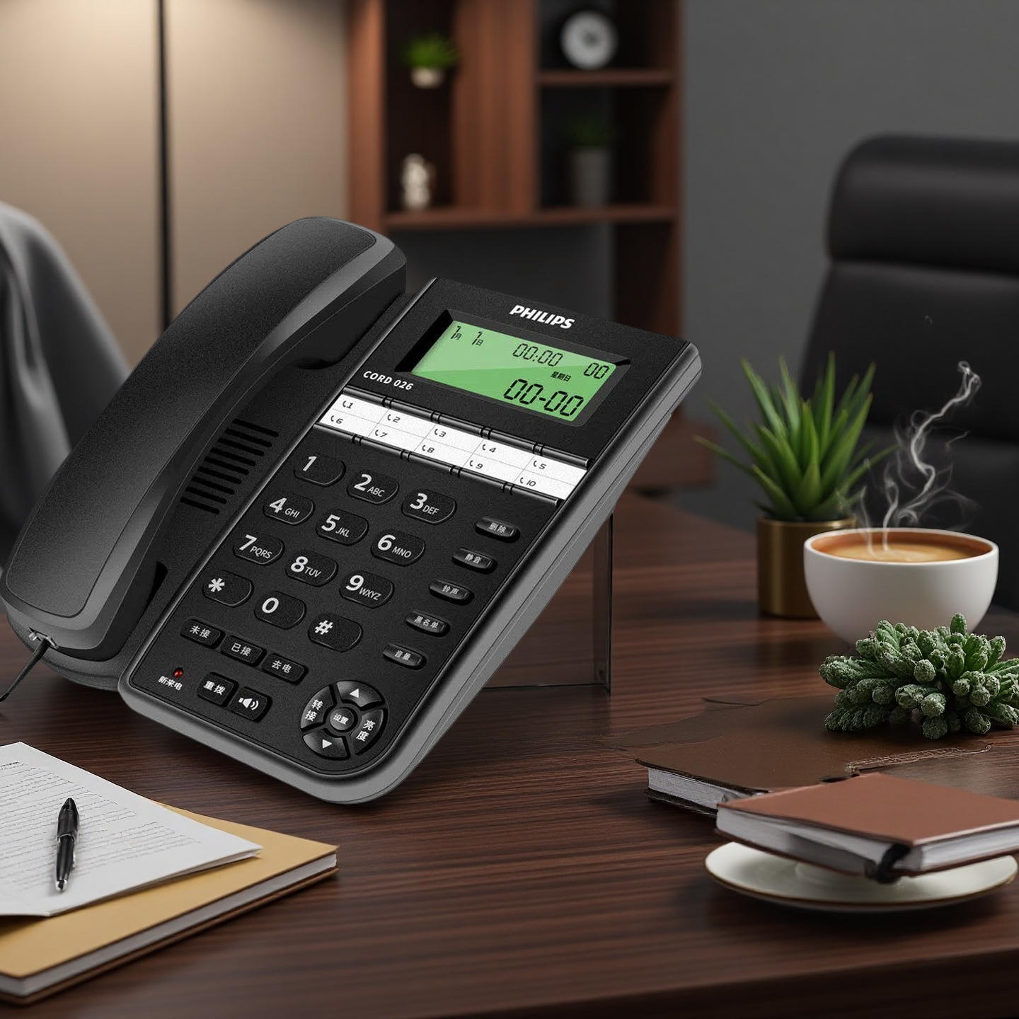 Philips | Home and Office Wired Telephone Easy Dialing Mute Ring Flash Light ราคา 945 บาท*ส่งฟรี