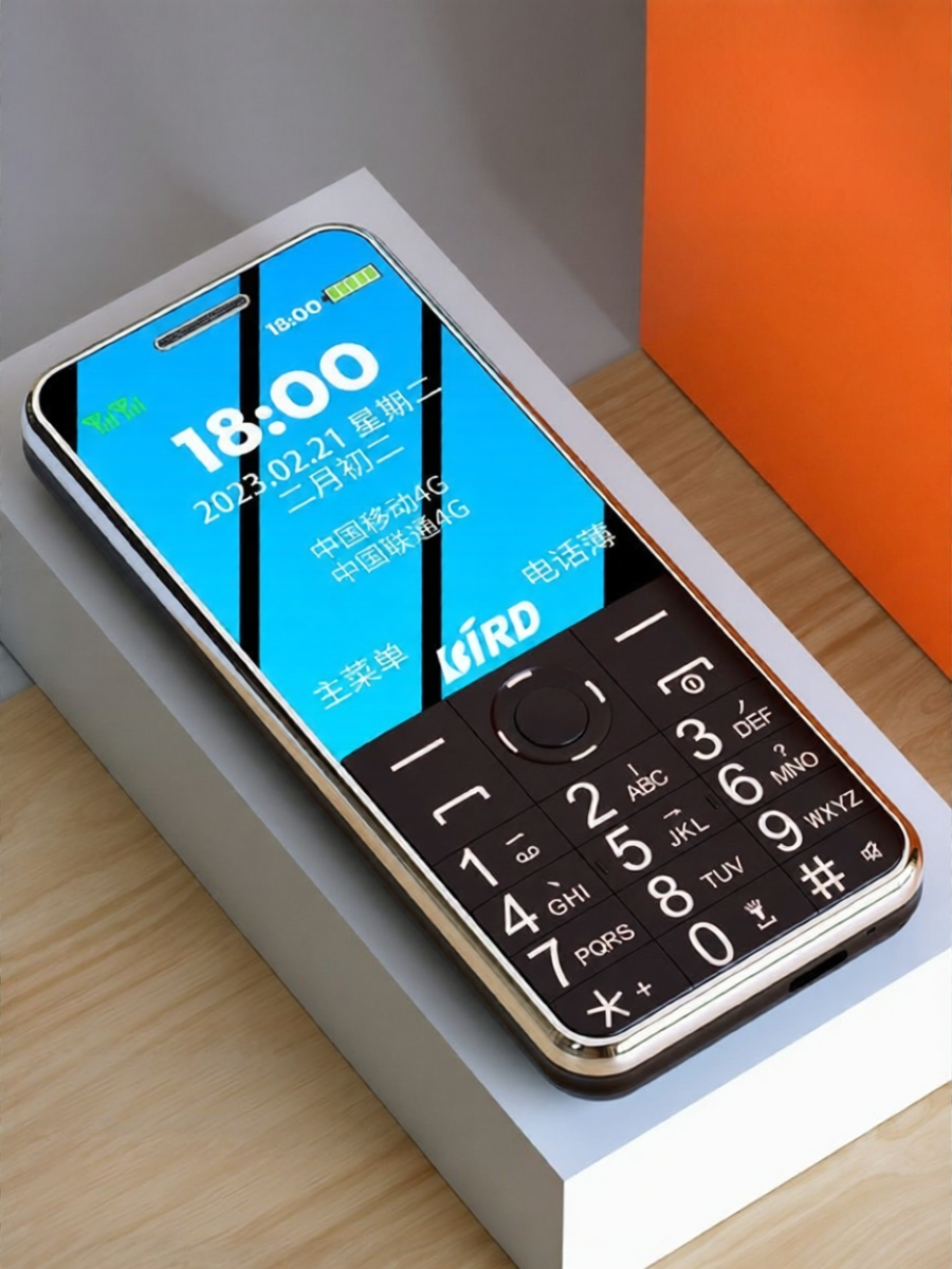 BIRD | Senior-friendly Mobile Phone Large Screen Big Font Long Battery Large Capacity Universal Network Strong Audio ราคา 956 บาท*ส่งฟรี