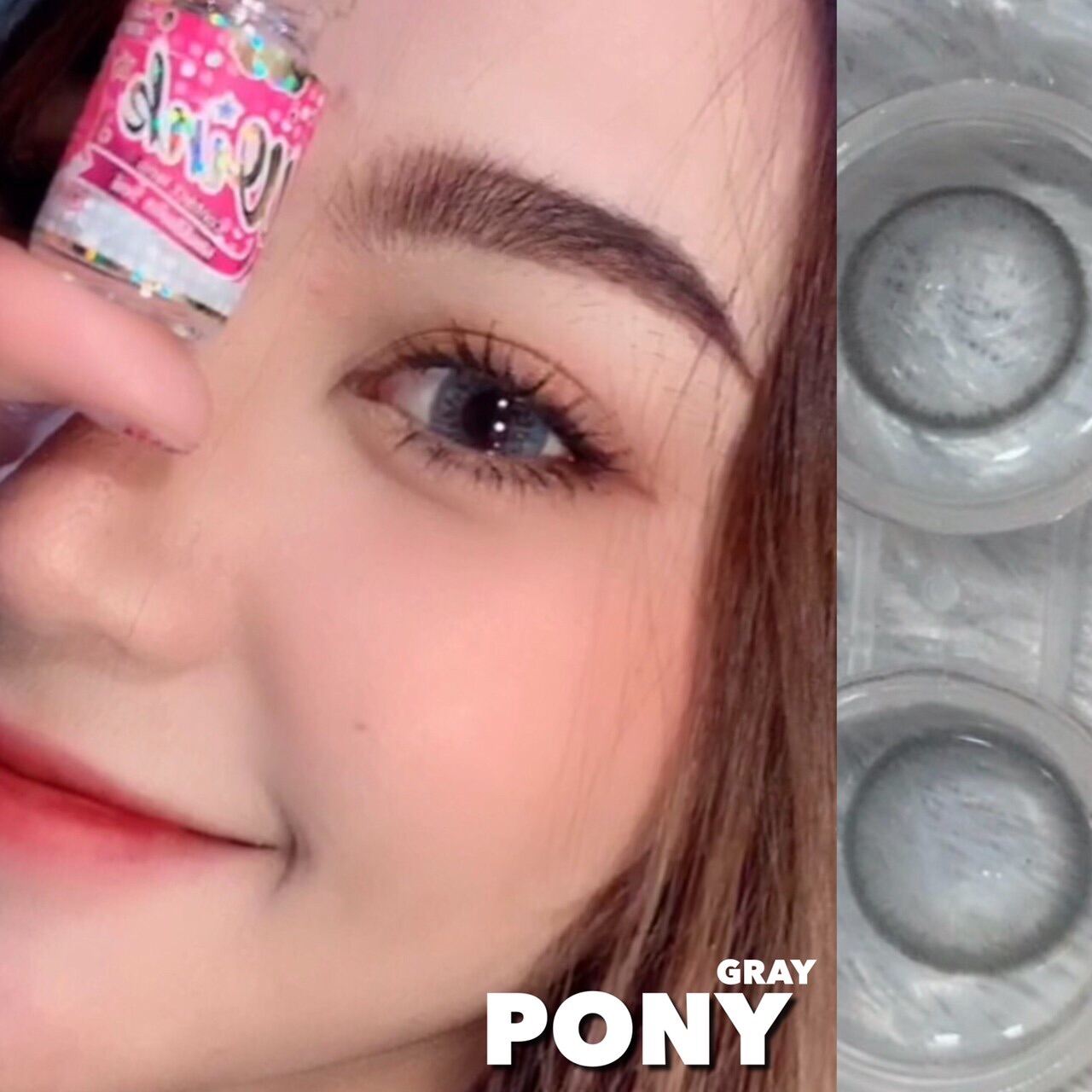 Pony gray by wink สีเทาตาหวานฉ่ำ