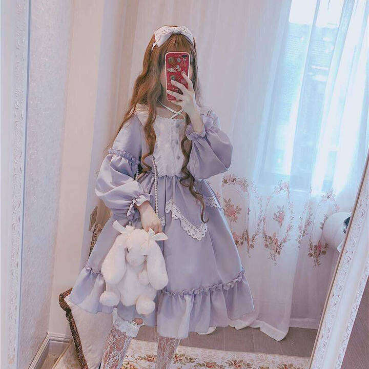 Taobao เดรสโลลิต้าชุดคอสเพลย์อะนิเมะชุดกระโปรงผู้หญิง – No Brand >>> top1shop >>> lazada.co.th 🇹🇭 🇹🇭 🇹🇭🛒🛍🛒
