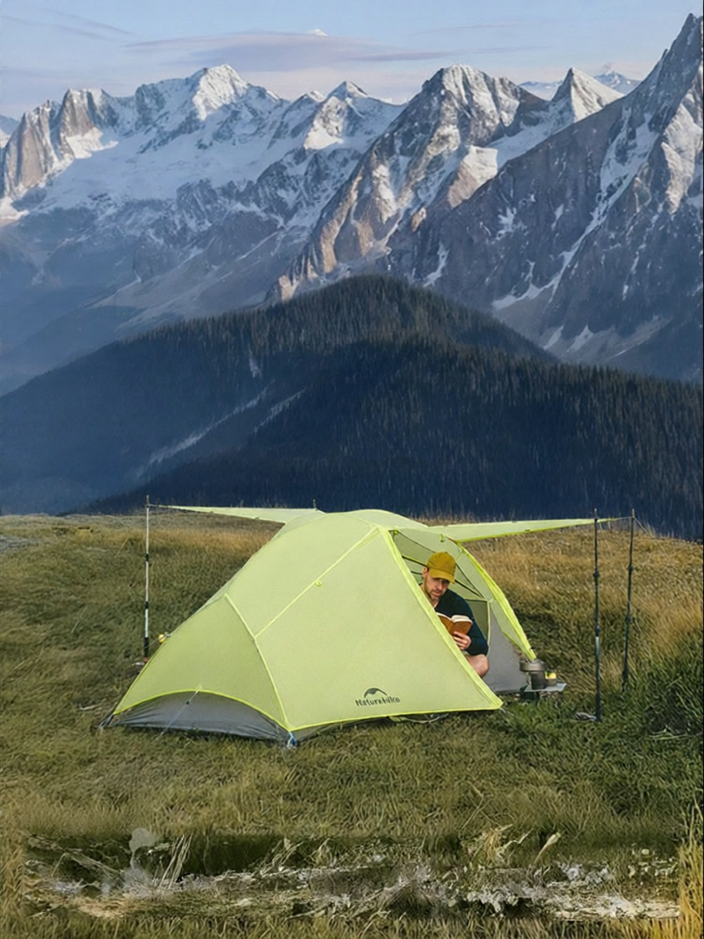 เต็นท์แคมป์ปิ้ง อุปกรณ์เดินป่า NatureHike เดินป่าแบบพกพาน้ำหนักเบา ราคา 16,673 บาท*ส่งฟรี