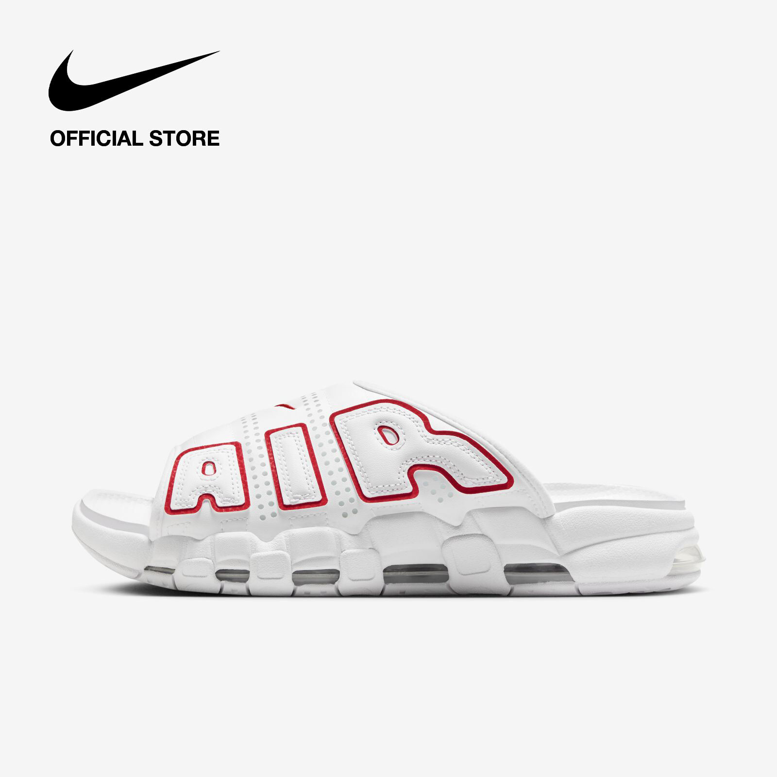 Nike uptempo womens sales white