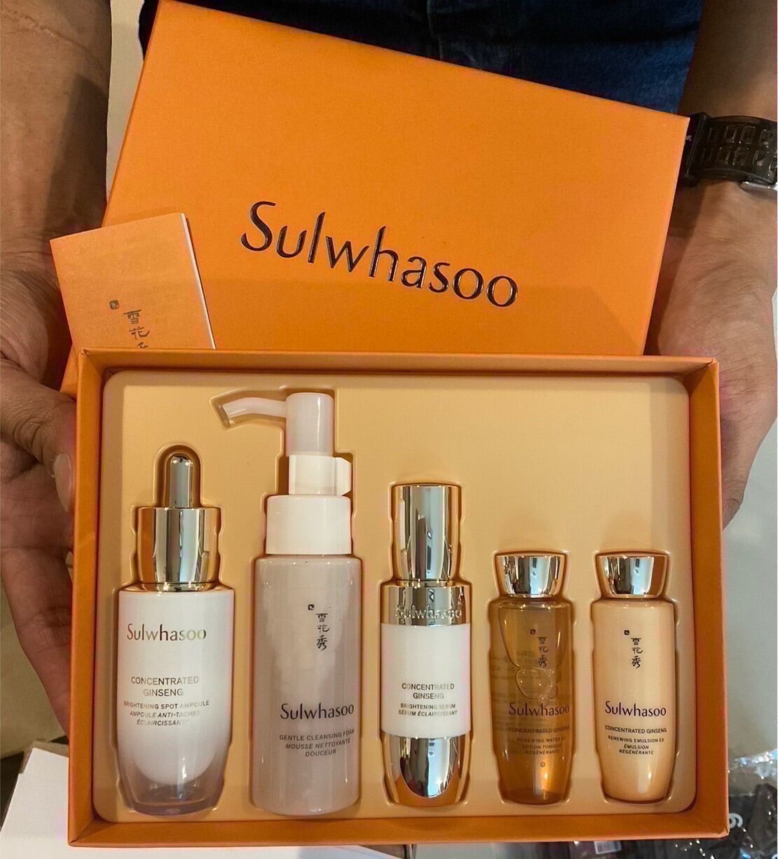 SULWHASOO Concentrated Ginseng Brightening Spot Ampoule Set Lazada.co.th