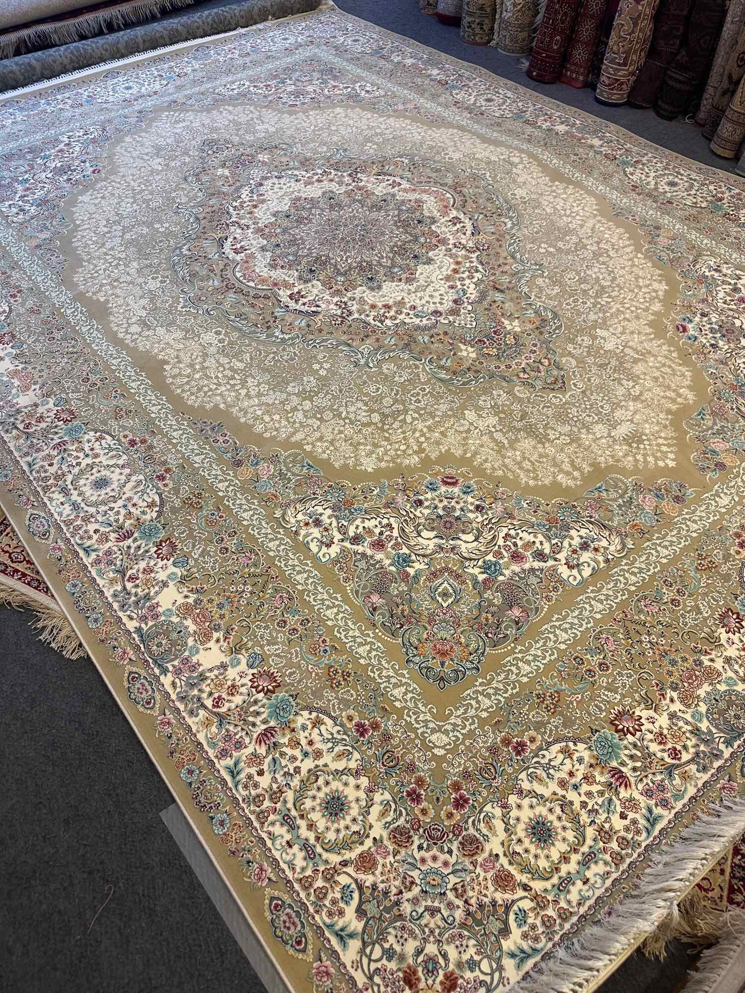 Premium Persian Rug 250X350Cm | Thick Dense Acrylic Pile Carpet | Classic Floral Design | Soft Durable Home Decor ราคา 92,900 บาท*ส่งฟรี