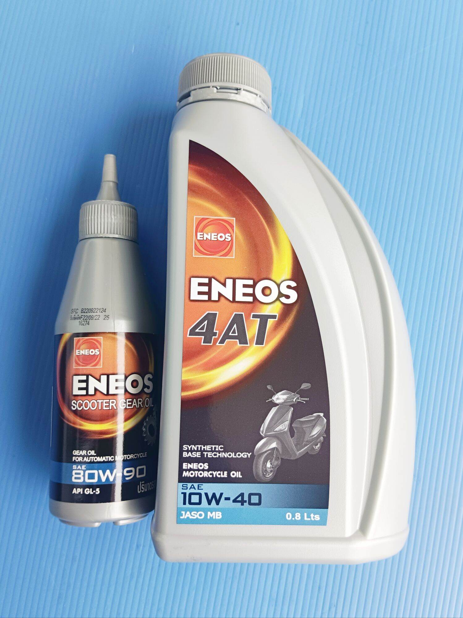 น้ำมันเครื่องENEOS 4AT (MB)10W-40 0.8ลิตรน้ำมันเฟืองท้าย120มล. ใช้กับรถ ...