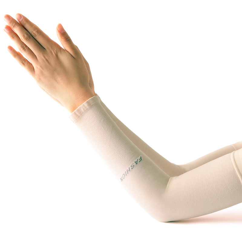 แขนน้ำแข็งหญิงกันแดดปลอกแขนสำหรับฤดูร้อนกลางแจ้งขี่ขับรถป้องกันรังสี UV จากแสงแดดสนับแขนเย็นสะใจผ้าวิสคอสปลอกแขนชายถุงมือ