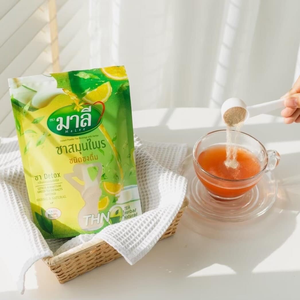 ชามาลีผง สูตรผงชงผสมน้ำ มาลี สมุนไพรไทย ชนิดชงดื่ม 150g.