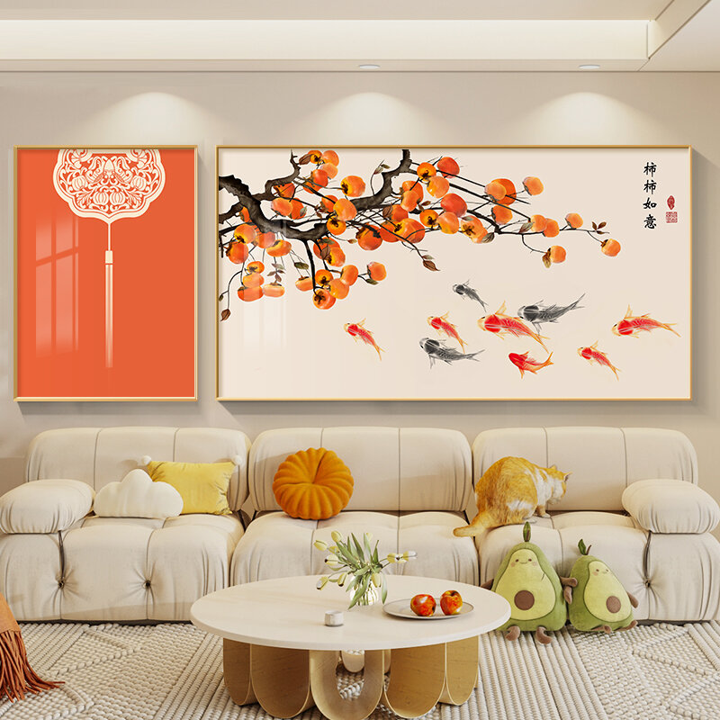 [XIANGTUYIN | Modern Chinese Style Living Room Wall Art 9 Fish Painting,XIANGTUYIN | Modern Chinese Style Living Room Wall Art 9 Fish Painting,] ราคา 2,558 บาท*ส่งฟรี