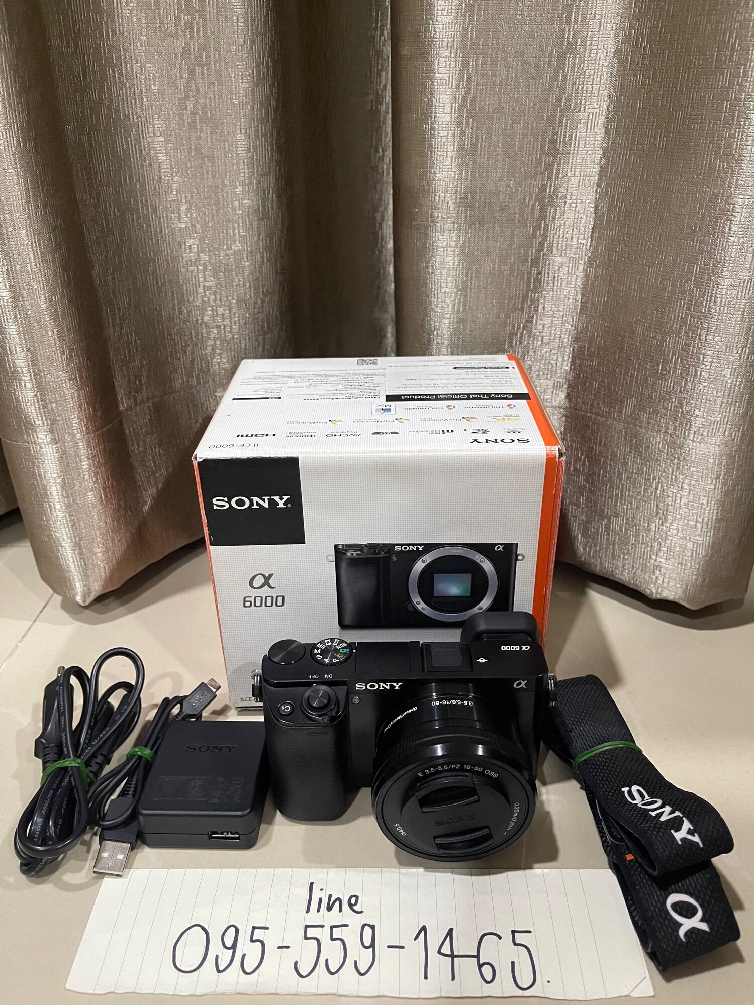 Sony A6000 24.3MP Hybrid Wi-Fi NFC สีเงิน Body Silver กล้อง E-mount ...