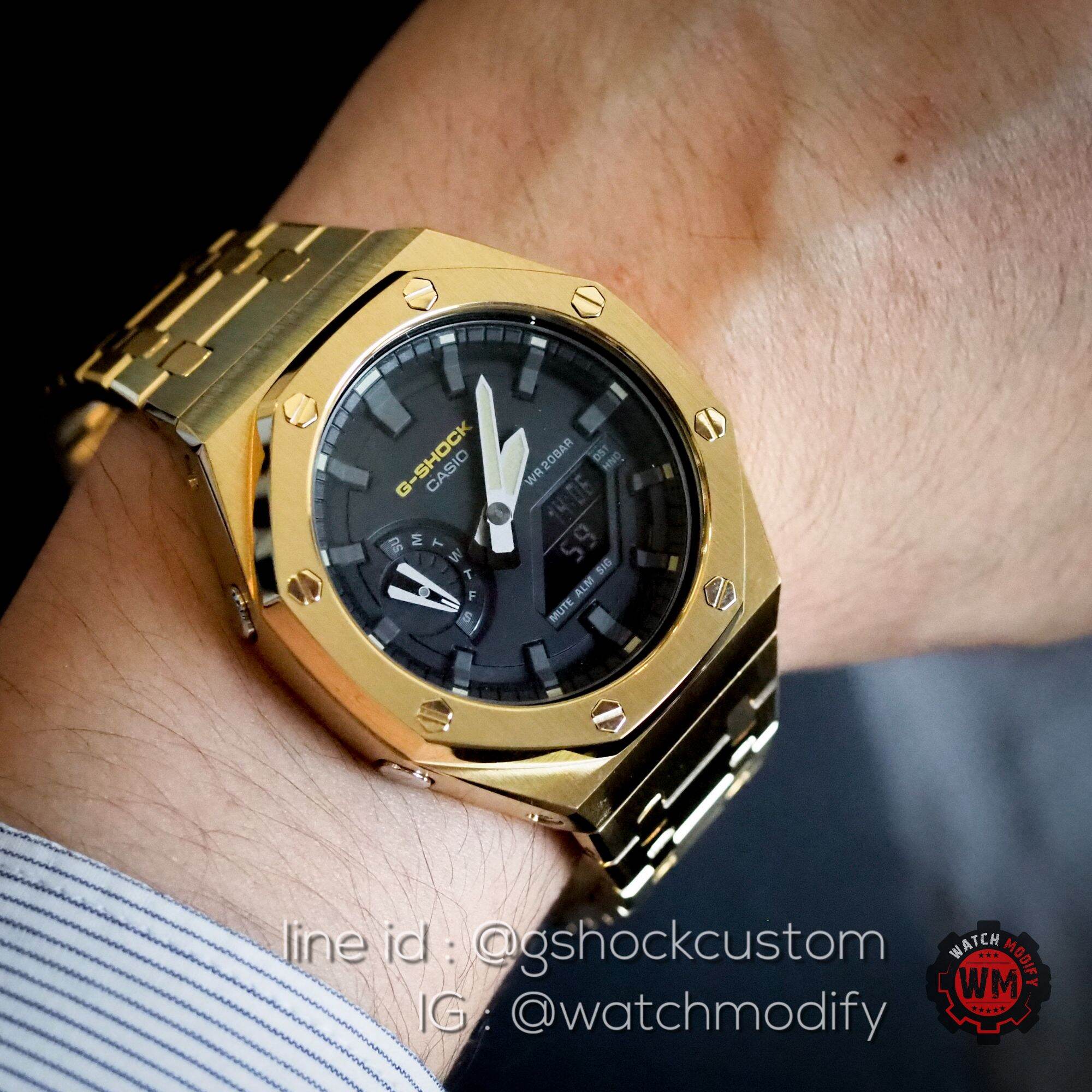 GShock Ap Ga2100SU9 Gold Full Metal GShock Ap Ga2100SU9 Gold Full Metal