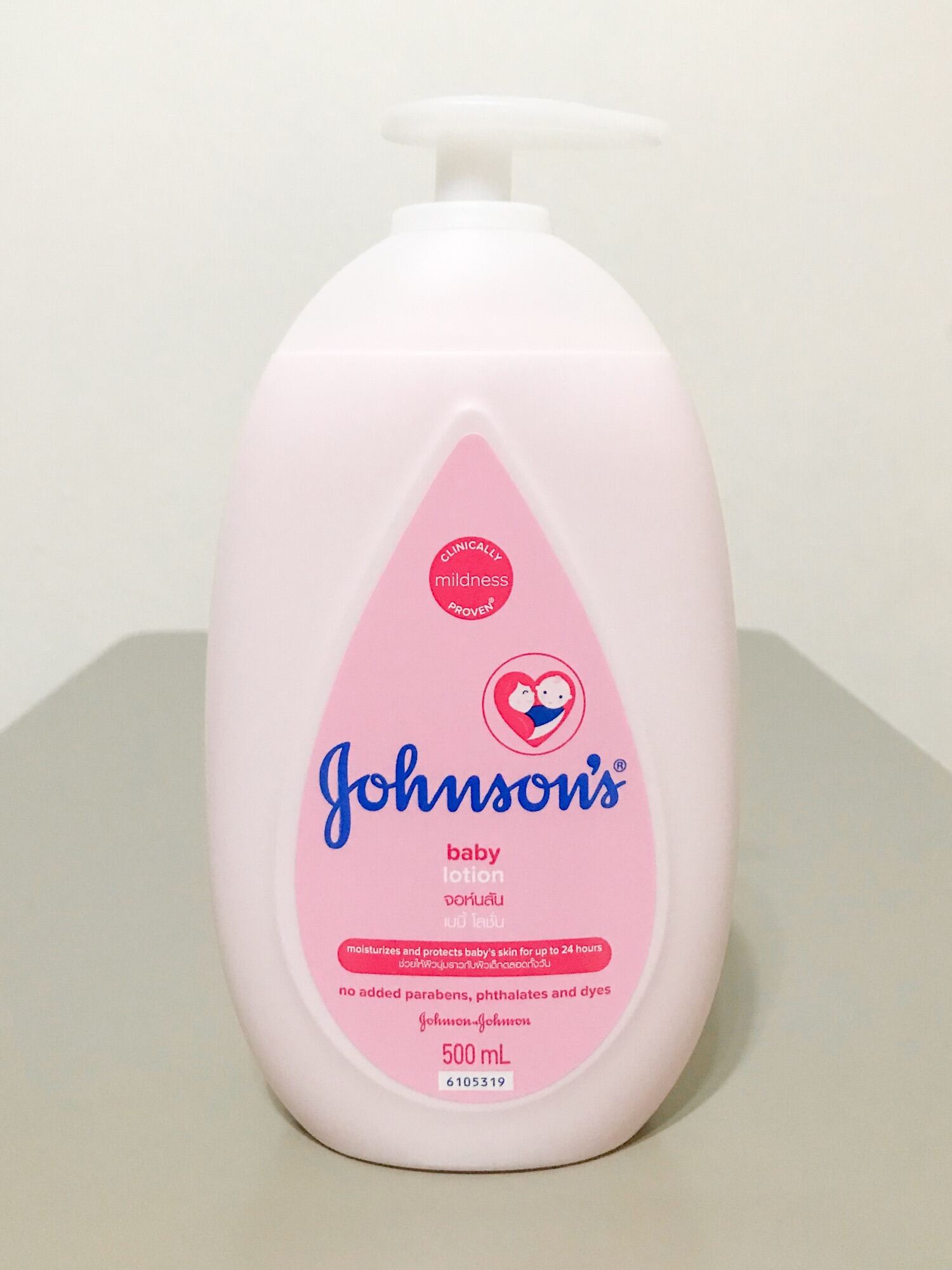 Johnsons Baby Lotion 500 ml จอห์นสัน เบบี้ โลชั่น สีชมพู 500 มล.