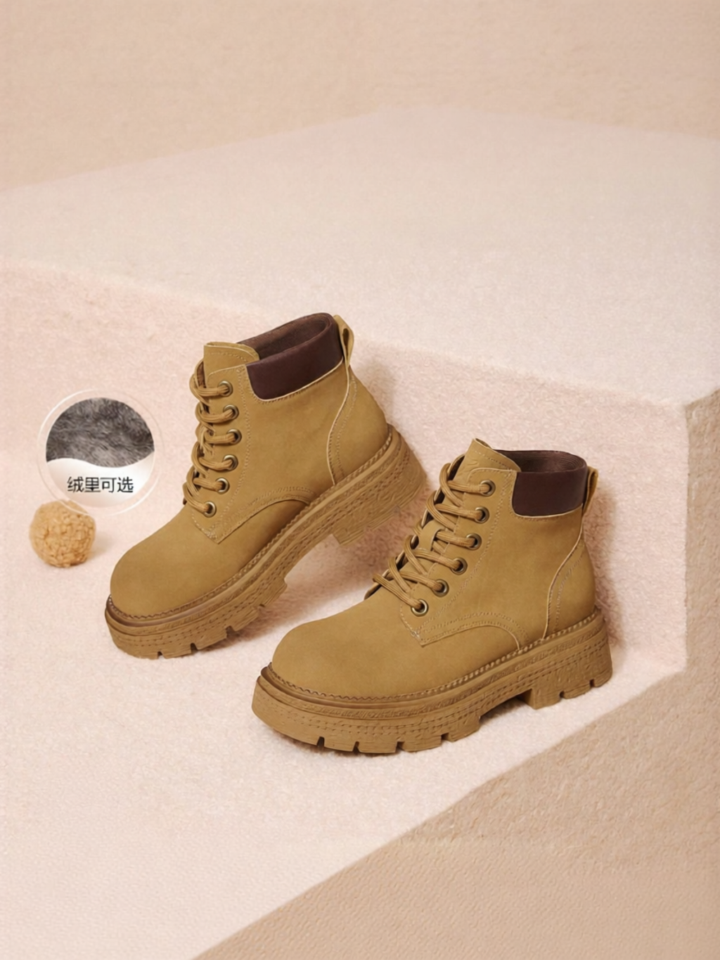 BASTO | Stylish Vintage Workwear Outdoor Women's Mid Calf Boots ราคา 3,635 บาท*ส่งฟรี