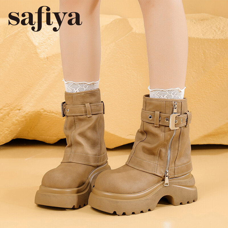 Safiya | Fashionable Casual Women's Short Martin Boots ราคา 3,903 บาท*ส่งฟรี