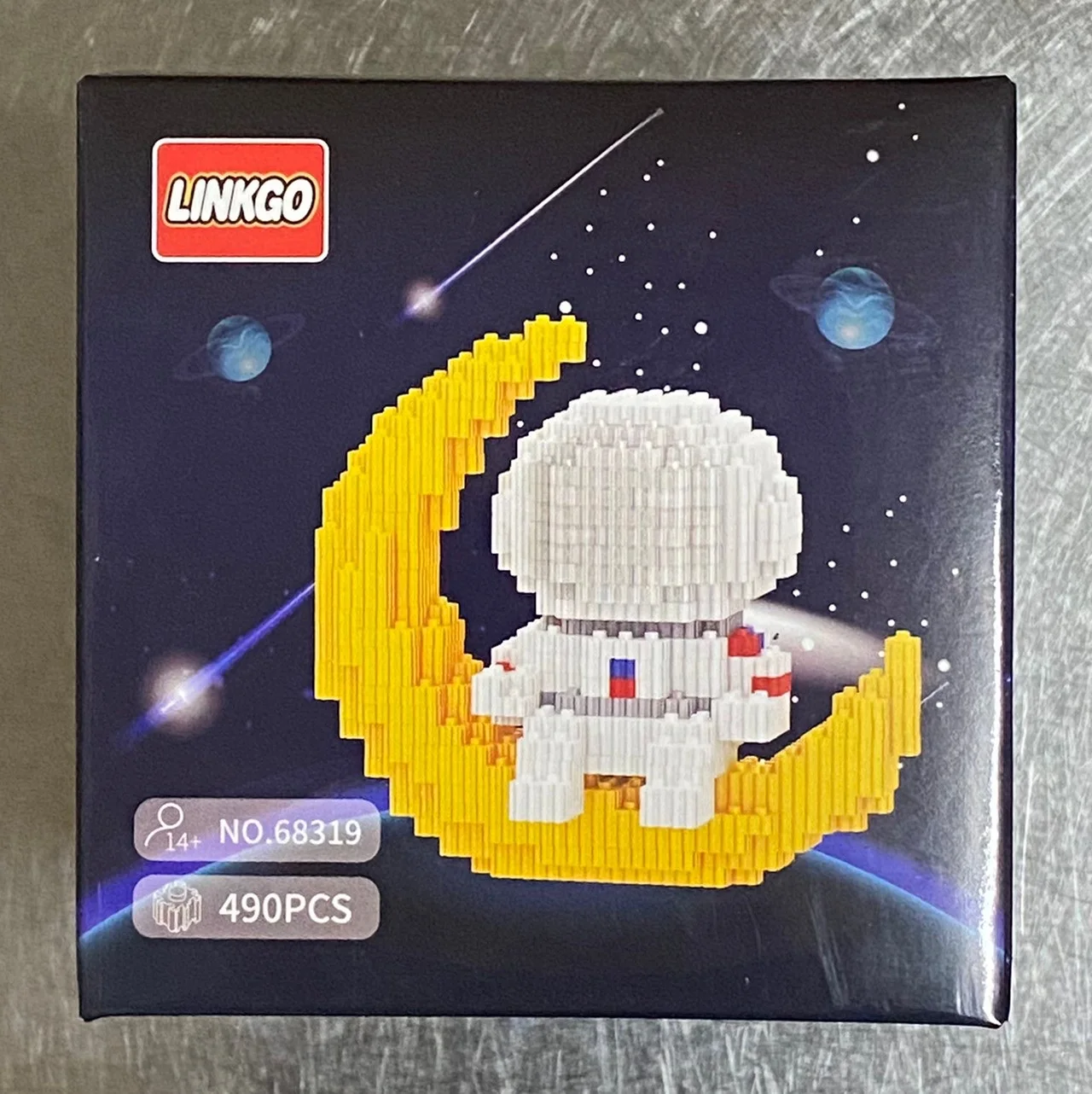 เลโก้นาโนแบบเฟืองไซส์ L - Linkgo 68317-68320 Astronaut ชุดนักบินอวกาศ (4)