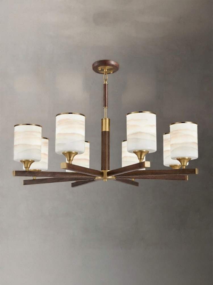 TONGXINMUYUN | New Chinese Style LED Chandelier ราคา 21,863 บาท*ส่งฟรี