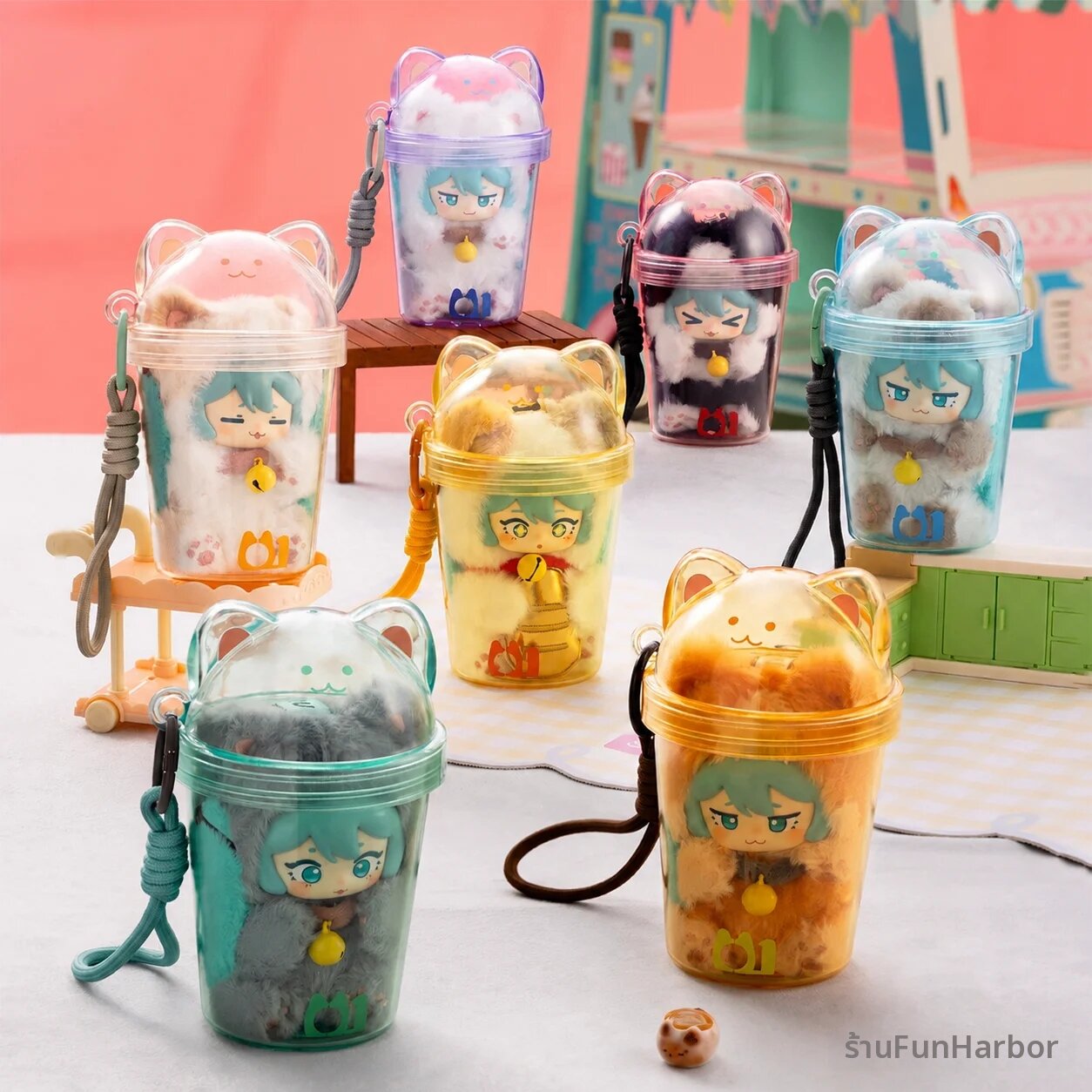 โมเดลฟิกเกอร์ ของสะสม TOPTOY ฮัตสึเนะ มิคุ บลายด์บ็อกซ์ ตุ๊กตาผ้ากำมะหยี่ ถ้วยนม กระเป๋าเก็บของ จี้ห้อย ของสะสม ของขวัญสำหรับแฟนๆ อนิเมะ ราคา 4,884 บาท*ส่งฟรี