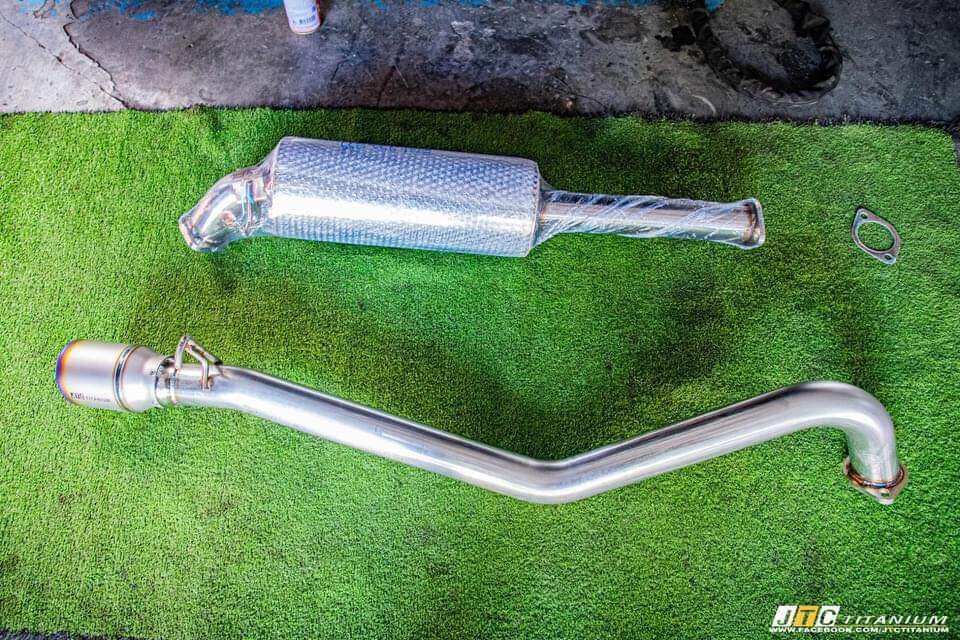 ขาย ท่อไอเสีย ชุดท่อแทนหม้อพัก แทนท่อนท้าย FORD RANGER 2.2 /3.2 และ2.0