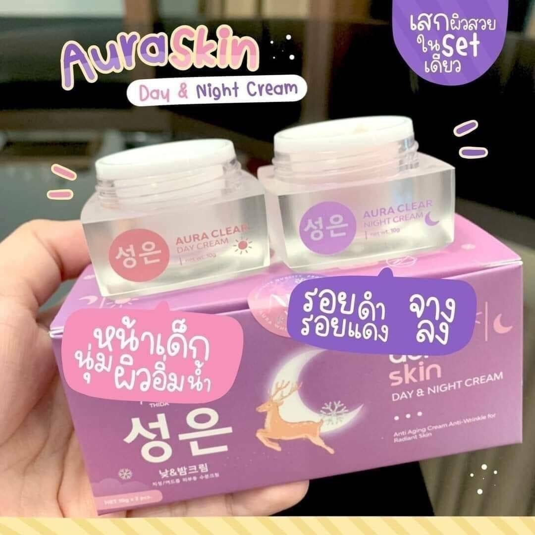 Auraskin #ออร่าสกิน น้องใหม่‼️ ตัวดังใน tiktok  💜จัดโปรพิเศษ 1 แถม 1 💜 ได้ 𝗱𝗮𝘆 & 𝗻𝗶𝗴𝗵𝘁  390 บาท ส่งฟรีด้วยค่า คุ้มเวอร์ #มีเก็บปลายทางด้วยนะจ้า